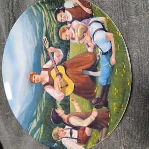 Sound of music plate with stand. Second in series